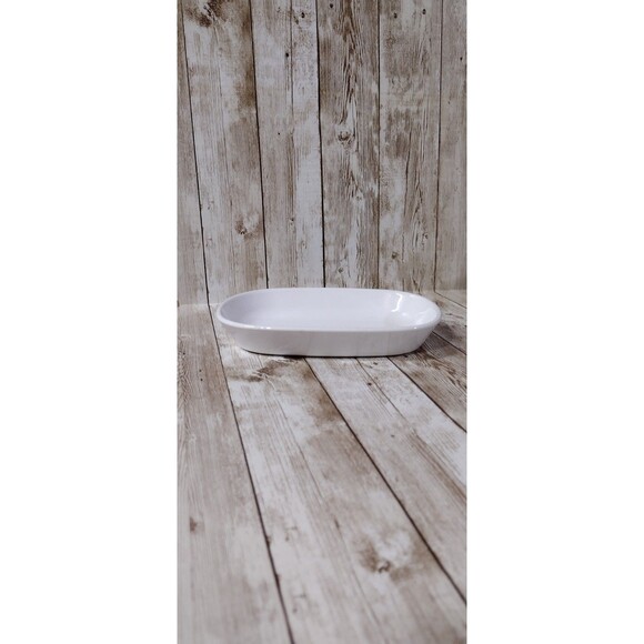 Corningware Sidekick P-140-B Baking Dish White Oval Oven Microwave Safe - Picture 1 of 7